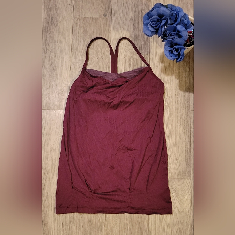 Lululemon C.Y.B. Size 2, Wee Are From Space September Plum Strappy Tank Top - Picture 2 of 11